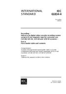 IEC 61834-4 Ed. 1.0 en PDF
