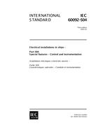 IEC 60092-504 Ed. 3.0 en:2001 PDF