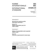 IEC 61029-2-5 Amd.1 Ed. 1.0 b:2001 PDF