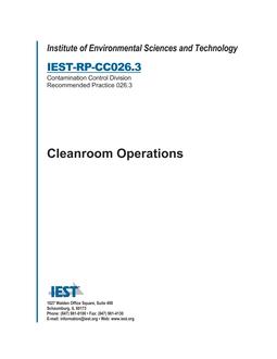 IEST RP-CC026.3 PDF