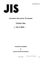JIS A 5209:1994 PDF JIS A 5209:1994 PDF