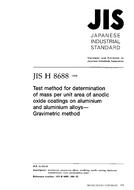 JIS H 8688:1998 PDF