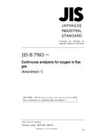 JIS B 7983:1994/AMENDMENT 1:2006 PDF