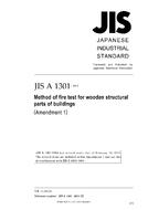 JIS A 1301:1994/AMENDMENT 1:2011 PDF