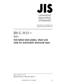 JIS G 3113 PDF