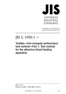 JIS L 1950-1 PDF