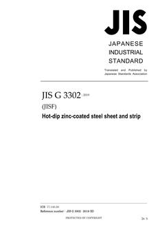 JIS G 3302 PDF