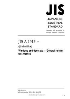 JIS A 1513 PDF