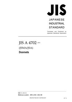 JIS A 4702 PDF