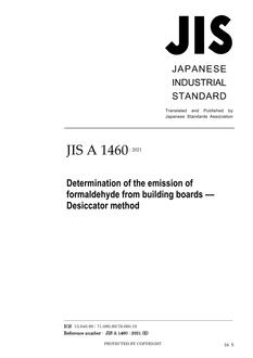 JIS A 1460 PDF
