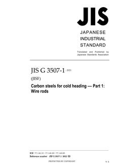 JIS G 3507-1 PDF