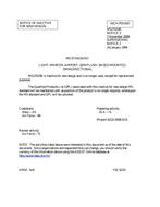 MIL MS27033B Notice 3 - Inactivation PDF