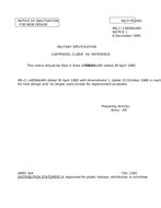 MIL MIL-C-14858A Notice 1 - Inactivation PDF