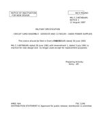 MIL MIL-C-14876B Notice 1 - Inactivation PDF