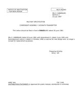 MIL MIL-C-14880B Notice 3 - Inactivation PDF