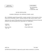 MIL MIL-C-22542B Notice 1 - Cancellation PDF