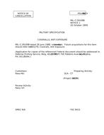 MIL MIL-C-29109B Notice 1 - Cancellation PDF