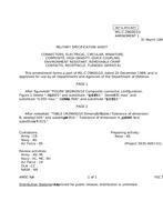 MIL MIL-C-29600/10 Amendment 1 PDF
