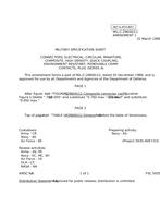 MIL MIL-C-29600/12 Amendment 1 PDF