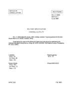 MIL MIL-C-31003 Notice 1 - Cancellation PDF