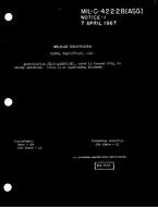 MIL MIL-C-4222B Notice 1 - Cancellation PDF