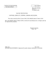 MIL MIL-C-45110B Notice 1 - Inactivation PDF