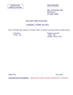 MIL MIL-C-45524D Notice 2 - Cancellation PDF