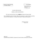 MIL MIL-C-45964B Notice 1 - Inactivation PDF