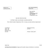 MIL MIL-C-46149 Notice 1 - Cancellation PDF