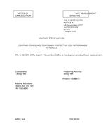 MIL MIL-C-46157A Notice 2 - Cancellation PDF