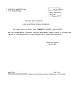 MIL MIL-C-63292 Notice 1 - Inactivation PDF