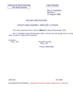 MIL MIL-C-71043 Notice 1 - Inactivation PDF