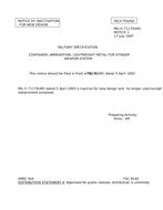 MIL MIL-C-71170 Notice 1 - Inactivation PDF