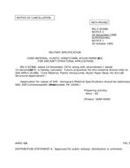 MIL MIL-C-81986 Notice 2 - Cancellation PDF