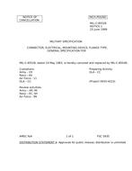 MIL MIL-C-85528 Notice 1 - Cancellation PDF