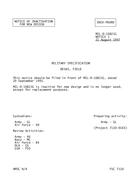 MIL MIL-D-10821G Notice 1 - Inactivation PDF