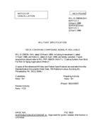 MIL MIL-D-23003A Notice 2 - Cancellation PDF