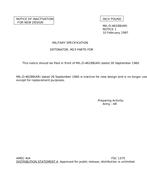 MIL MIL-D-46288 Notice 1 - Inactivation PDF