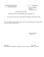 MIL MIL-D-70752B Notice 1 - Inactivation PDF
