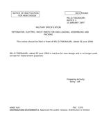 MIL MIL-D-70826A Notice 1 - Inactivation 1 PDF