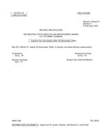 MIL MIL-DTL-3943/277 Notice 1 - Cancellation PDF