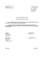 MIL MIL-P-10809G Notice 1 - Cancellation PDF