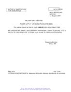 MIL MIL-P-46320C Notice 1 - Inactivation PDF