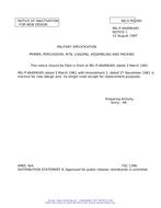MIL MIL-P-46499 Notice 1 – Inactivation PDF
