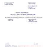 MIL MIL-P-50585 Notice 3 - Cancellation PDF