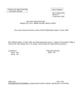 MIL MIL-P-60814 Notice 3 - Inactivation PDF