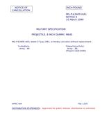 MIL MIL-P-63409 Notice 3 - Cancellation PDF
