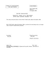 MIL MIL-P-70525 Notice 1 - Inactivation PDF