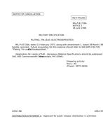 MIL MIL-P-81728A Notice 1 - Cancellation PDF
