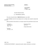 MIL MIL-P-83800A Notice 1 - Inactivation PDF